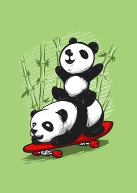 Funny panda