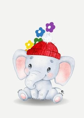 Cute elephant