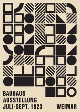 Black and white Bauhaus