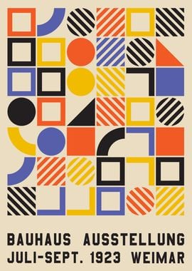 Colorful Bauhaus Shapes