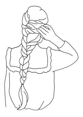 One Line Art Woman