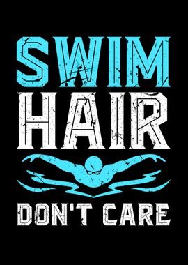 Swimming Lover Swim Hair