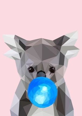 koala bubble gum animal