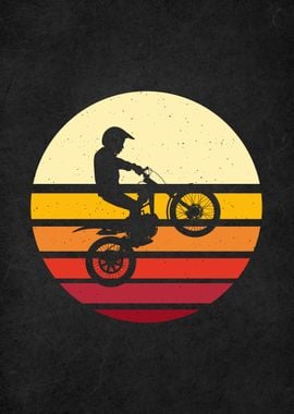 vintage retro motor cross