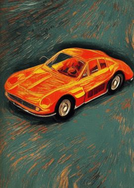 Ferrari Gogh Style