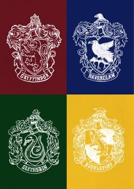 Harry Potter Ravenclaw House Crest Poster