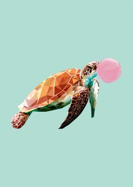 tortoise bubble gum animal