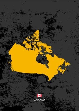 world map canada