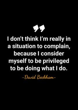 David Beckham quotes 