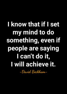 David Beckham quotes 