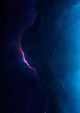 Deep Space on Galaxy Blue 