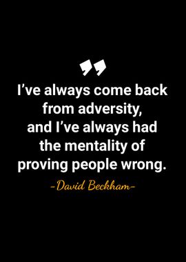 David Beckham quotes 