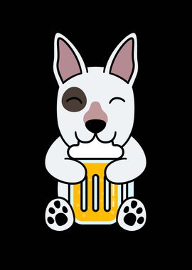 English Bull Terrier Beer 