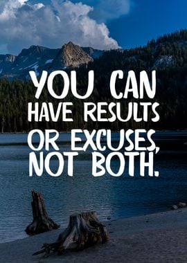 Results or Excuses