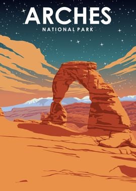 Arches National Park Night