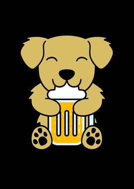 Golden Retriever Beer