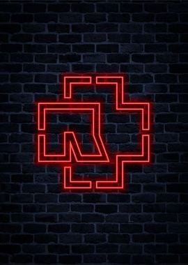 Rammstein Neon Logo