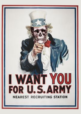 I WANT YOU SKULL