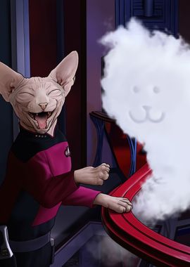 Cat Picard Laugh