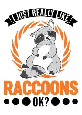 Raccoon Gift Racoon Lover