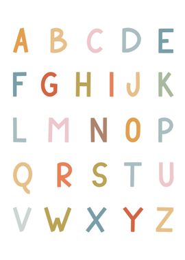 Alphabet Kid Art