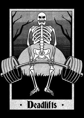 Deadlift Skeleton Gym 