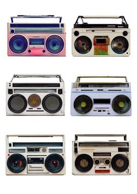 Boombox cassette player co