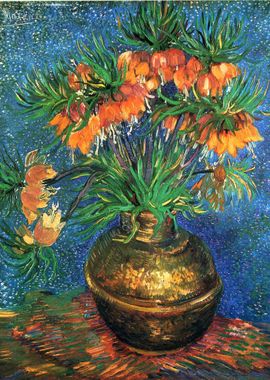 fritillaries in a vase