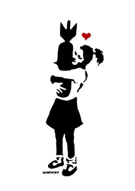 Banksy  Bomb Hugger