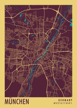 Munchen map