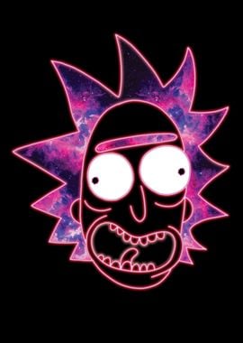 Vaporwave Rick