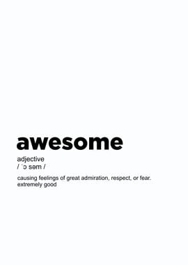 awesome definition art