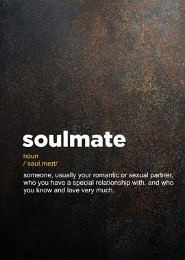 soulmate definition poster