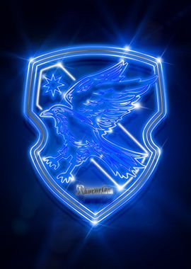 Ravenclaw Neon Emblem