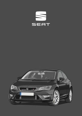 seat leon fr black