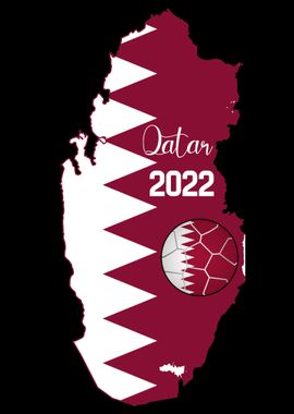 Qatar Land Map Football