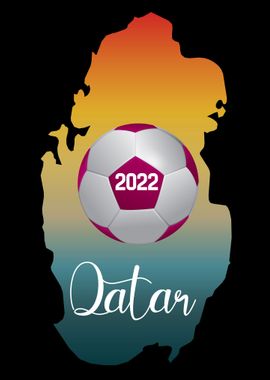 Qatar Land Map Football