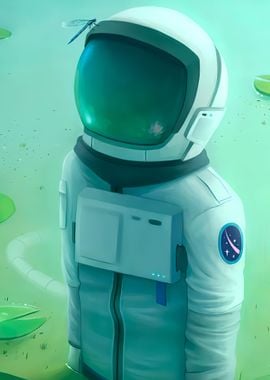 Astronaut On The River