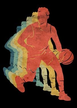 Basketball Dribble Man