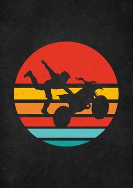 retro vintage motorcross