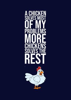 A Chicken Solves Problems