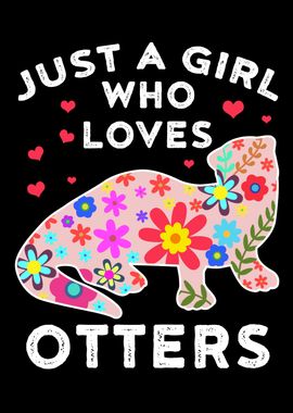 Flower Otter Gift Girls