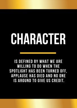 character