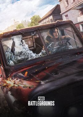 PUBG Key Art Car