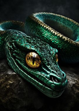 Green Snake Eye | Poster