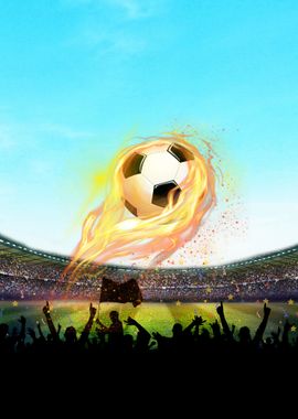 Football on Fire 