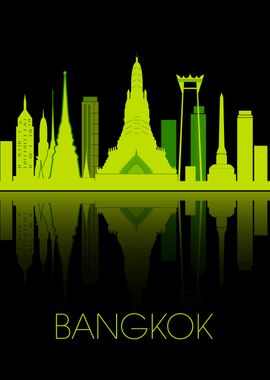 Bangkok City Silhouette