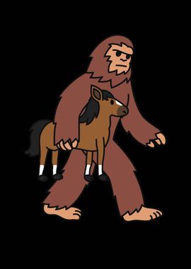 Horse Bigfoot Sasquatch