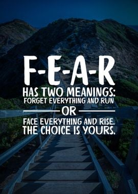 The Meaning of Fear