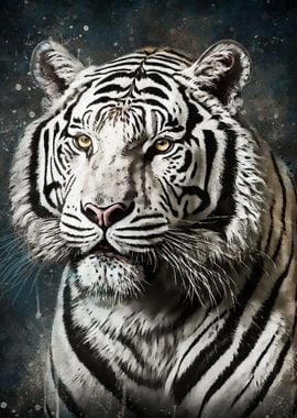 Splatter White Tiger